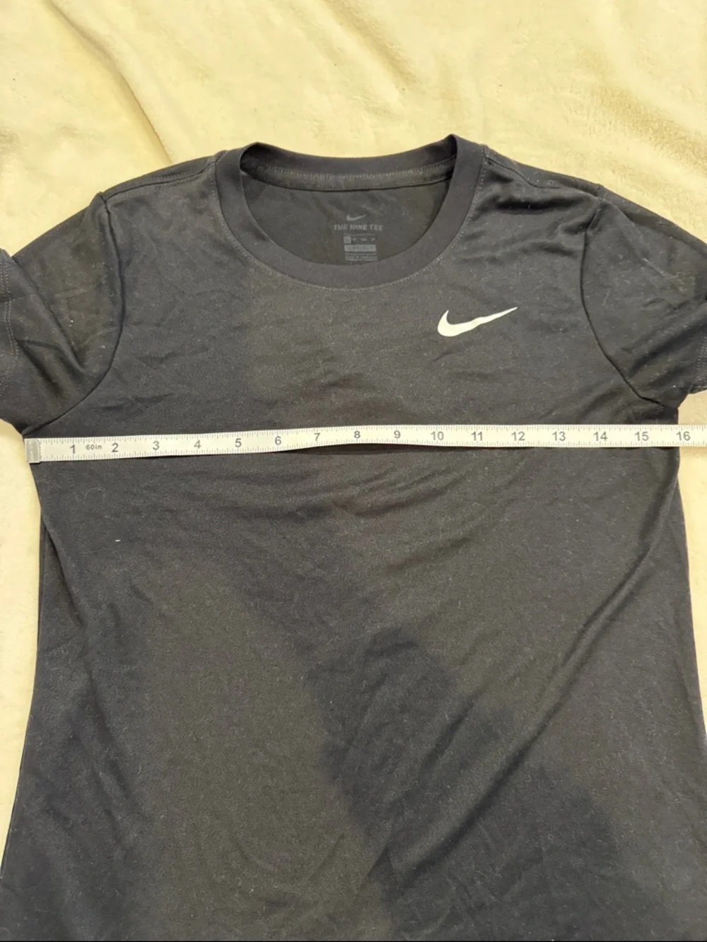 Nike Women’s Black Crewneck Swoosh Tee Size XS